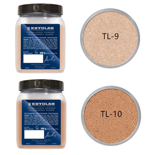 德国面具轻柔透明蜜粉歌剧魅影Kryolan定妆粉散粉400G - 图0