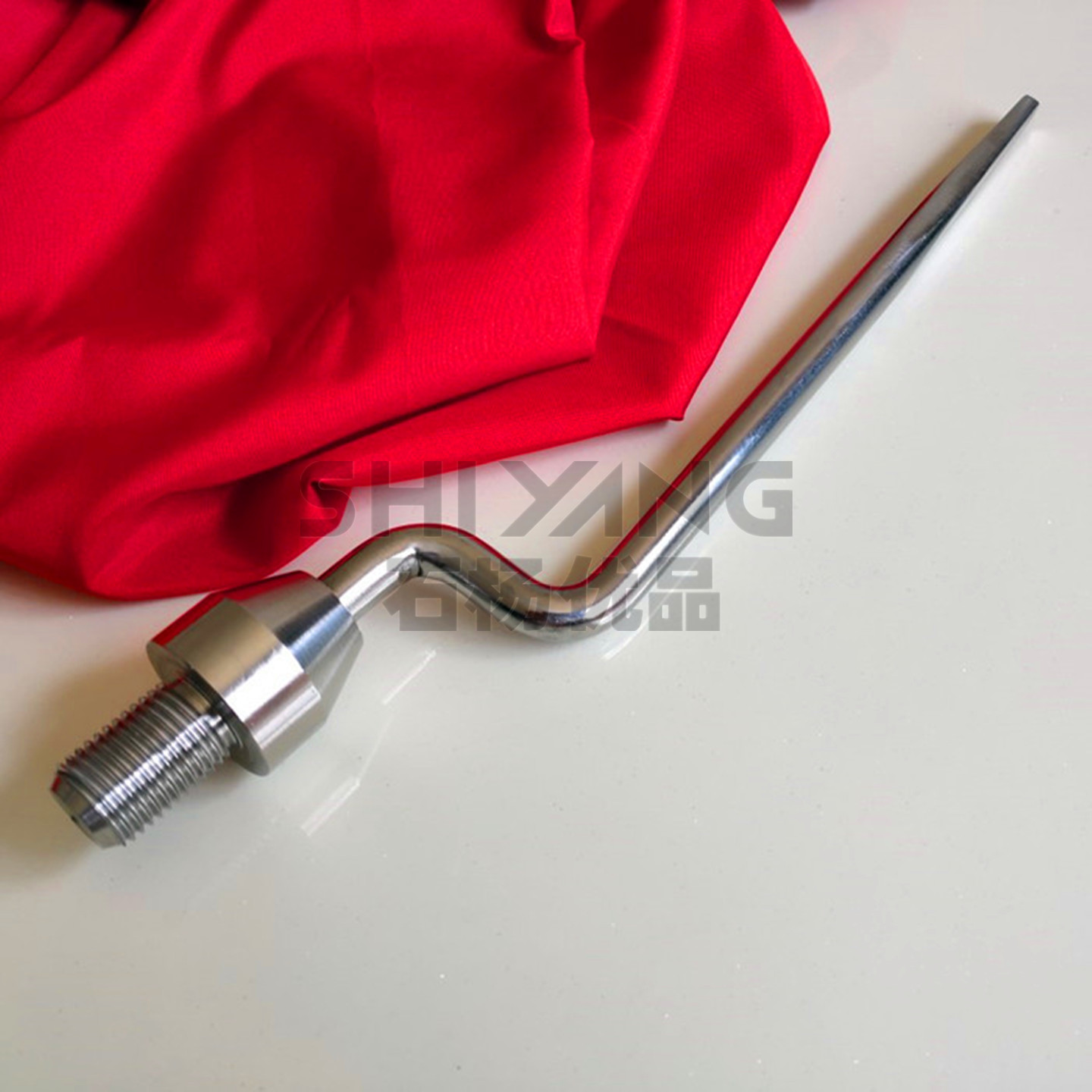 石杨优品擎旗领队仪仗队旗杆手持护卫队救援条纹旗杆授旗仪式枪头 - 图2