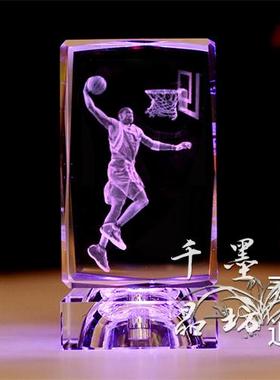 nba科比库里送老师教师节摆件