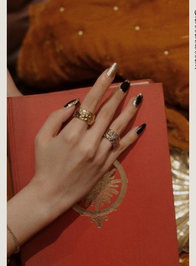 H.D.H.Q【Resort Collocation】度假系列-熔岩系列圣心熔岩戒指