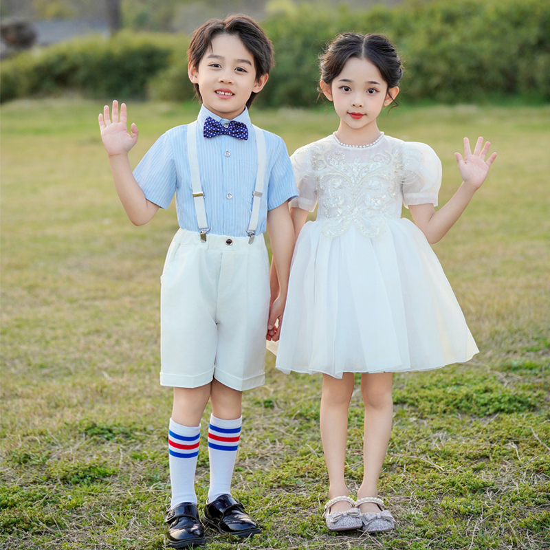 六一儿童演出服幼儿园表演服装男女童舞蹈服蓬蓬裙小学生大合唱服