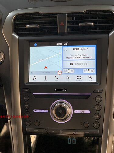 适用林肯福特翼虎蒙迪欧福克斯锐界sync2升级sync3 中控carplay - 图0