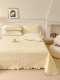 Milk velvet thickened bed cover keeps warm and skin-friendly