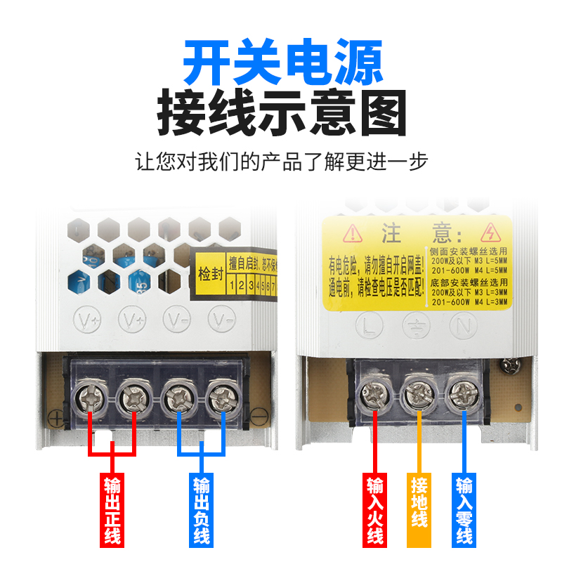 西盟LED长条开关电源12v24v卡布灯箱广告线形灯超薄专用变压器150 - 图2