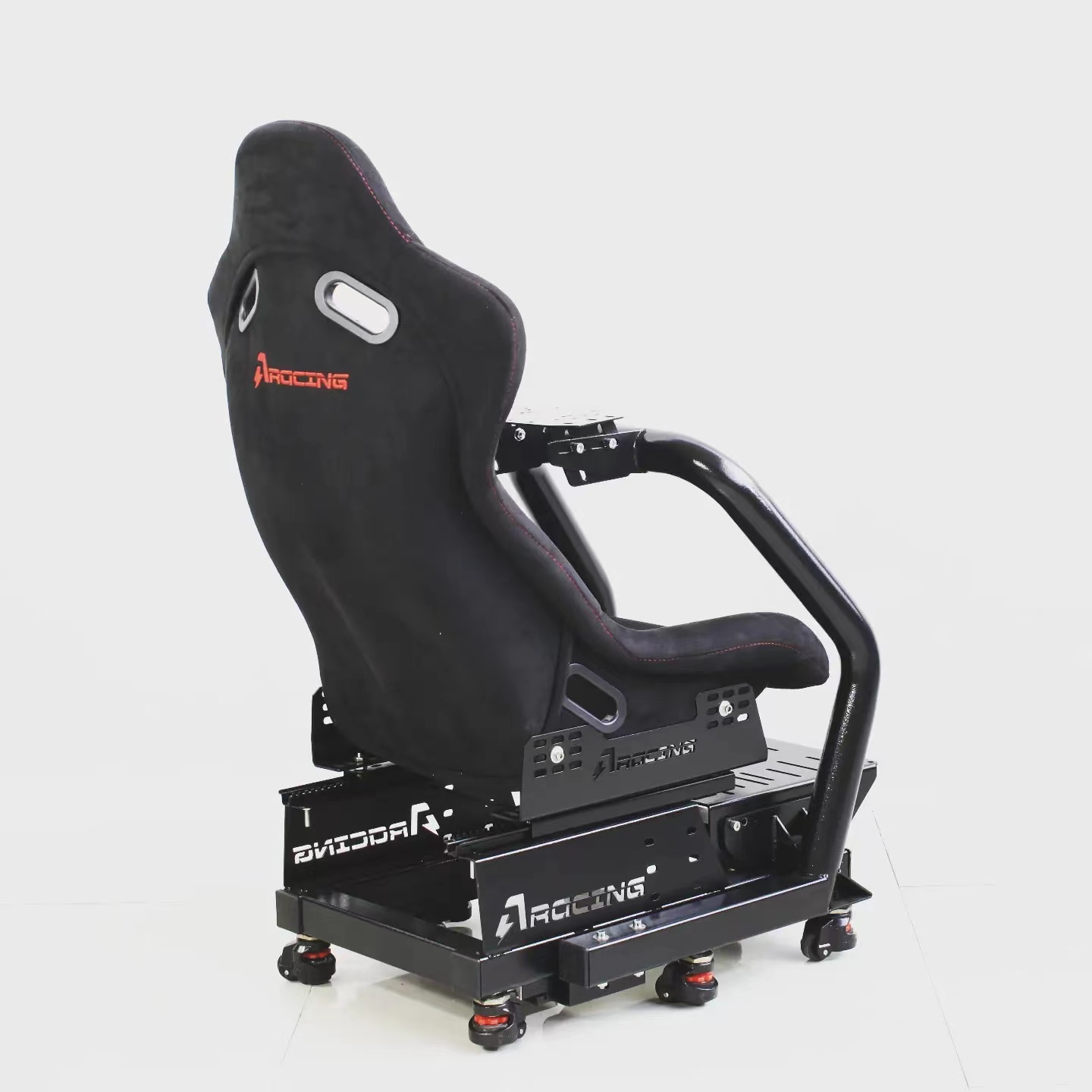 AZRACING SF模拟赛车可伸缩折叠座椅支架G29/MOZA/速摩/FANATEC - 图2