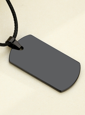 小众设计项链男潮抖音兄弟项坠