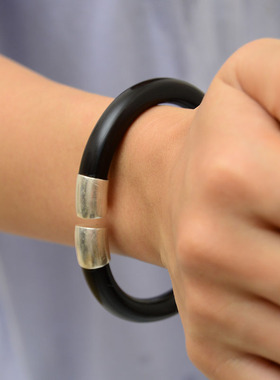 原创设计风西藏网红款鸡血藤手镯