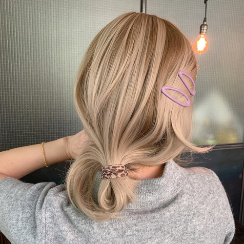 日常好用对夹 深彩色椭圆bb夹少女感夹子头饰过渡期发夹边夹侧边 - 图0