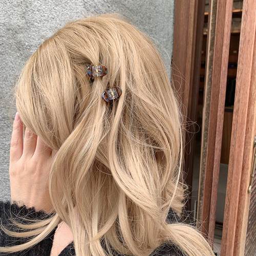 mini发夹france小号公主头抓夹醋酸前额碎发八字刘海夹头顶小揪揪 - 图2