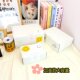 Thickened extra hard double-sided white airplane folding carton rectangular carton high-end card delivery express packaging gift box