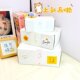 Thickened extra hard double-sided white airplane folding carton rectangular carton high-end card delivery express packaging gift box