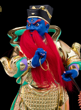 温元帅神像树脂家居桌面摆件