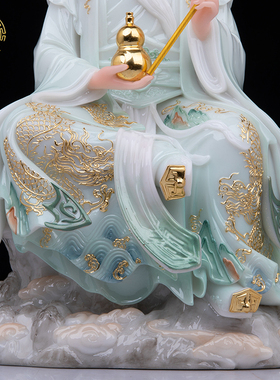 太白金星神像汉白玉彩绘