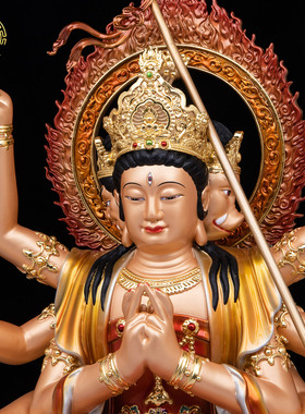 康盛佛缘斗姆元君新古典铜摆件