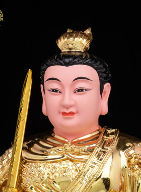杨门女将穆桂英男将军树脂摆件