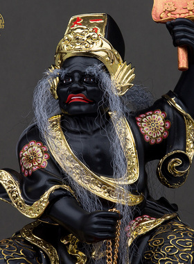 黑白无常神像树脂招财