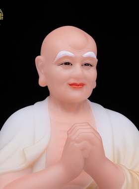 阿难迦叶菩萨神像供奉摆件