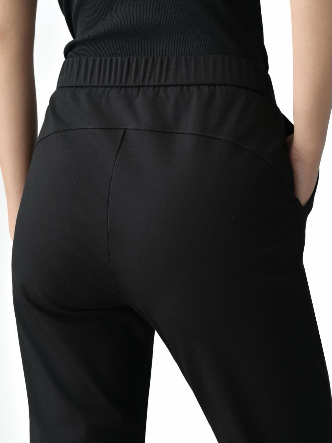 SEAWHEN海维恩进阶塑形微喇裤3.0经典百搭四面弹黑色通勤西装裤