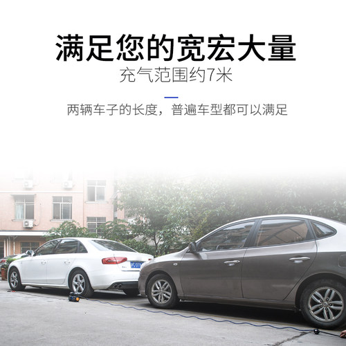 嘉西德0398双缸300W越野车suv汽车打气泵大功率12V高压车载充气泵 - 图2