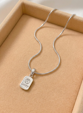 2025年秋冬款甜酷辣妹风双面项链