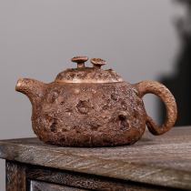 Ming-Qing Purple Sand Pot early reflux Purple Sand Old Teapot parent All Artisanal Pei Shimin Raw Mineral Old Section Clay For Spring Pot