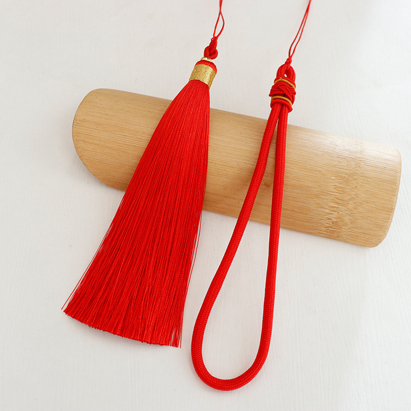 玉器高档千眼菩提子手把件绳文玩翡翠玉佩蜜蜡琥珀把玩绳子挂件绳-图1