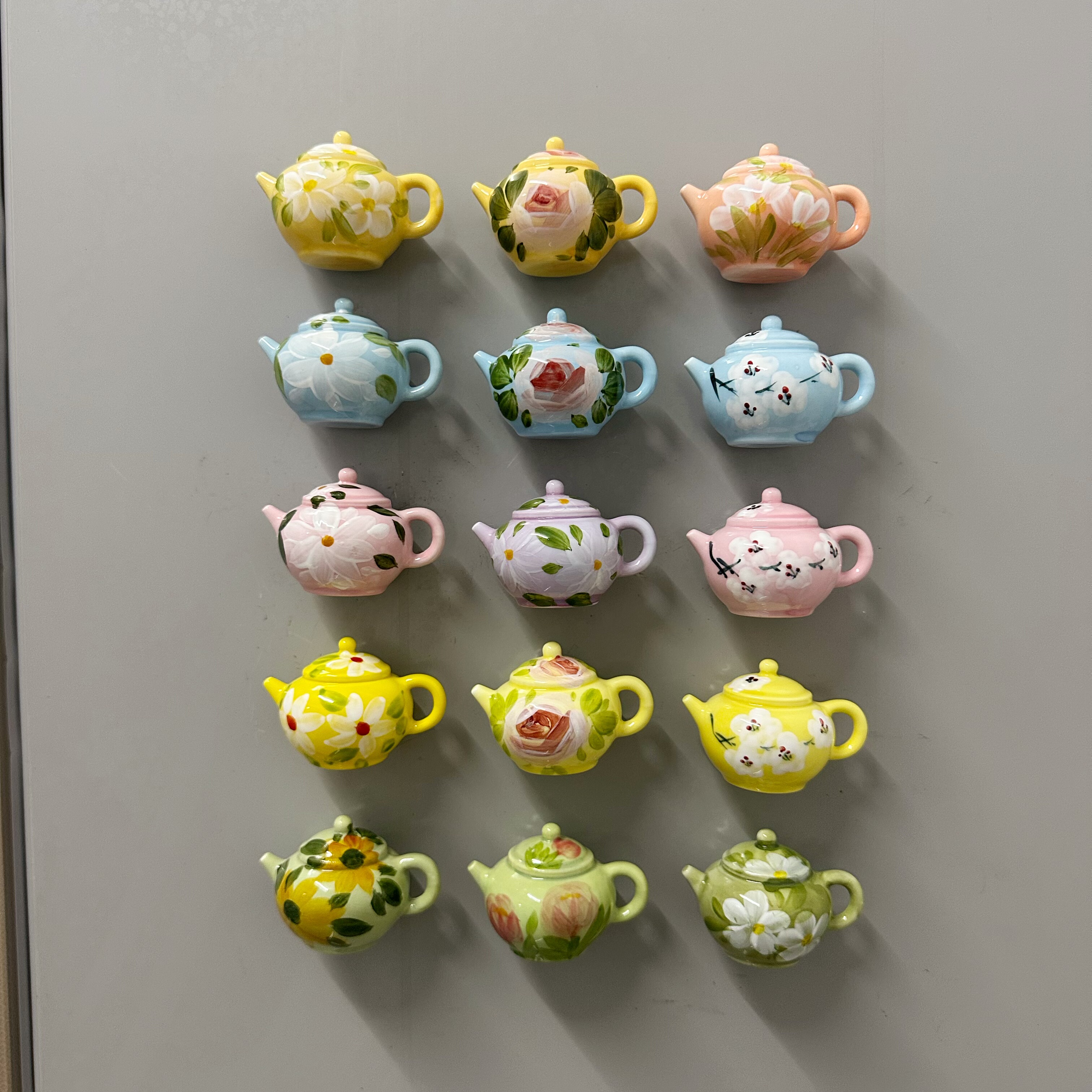 景德镇陶瓷冰箱贴纯手绘花瓶小茶壶冰箱贴花瓶款非遗特色,淘宝优惠券,粉丝福利购,淘宝优惠卷