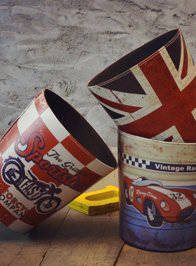 美式风复古皮革时尚几何装饰品