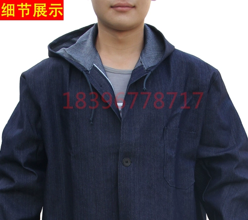 Хлопковая джинсовая униформа медсестры, комбинезон подходит для мужчин и женщин, лонгслив, делается под заказ