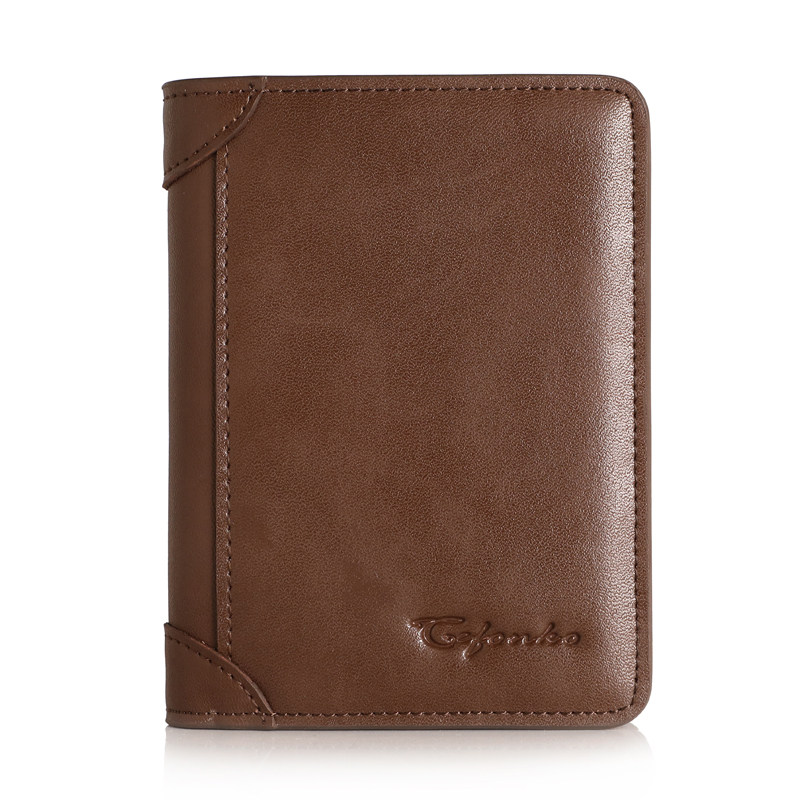 2019新款男士短款超薄ck潮真皮钱包 Cefon Ko品牌自营店钱包