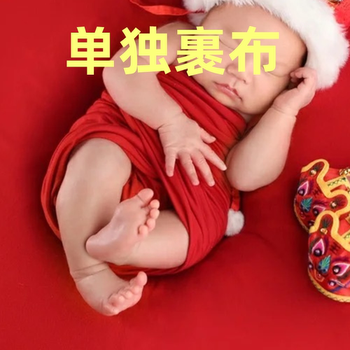 新款婴儿虎头帽影楼拍照道具新生儿拍照裹布满月宝宝摄影老虎帽子 - 图2