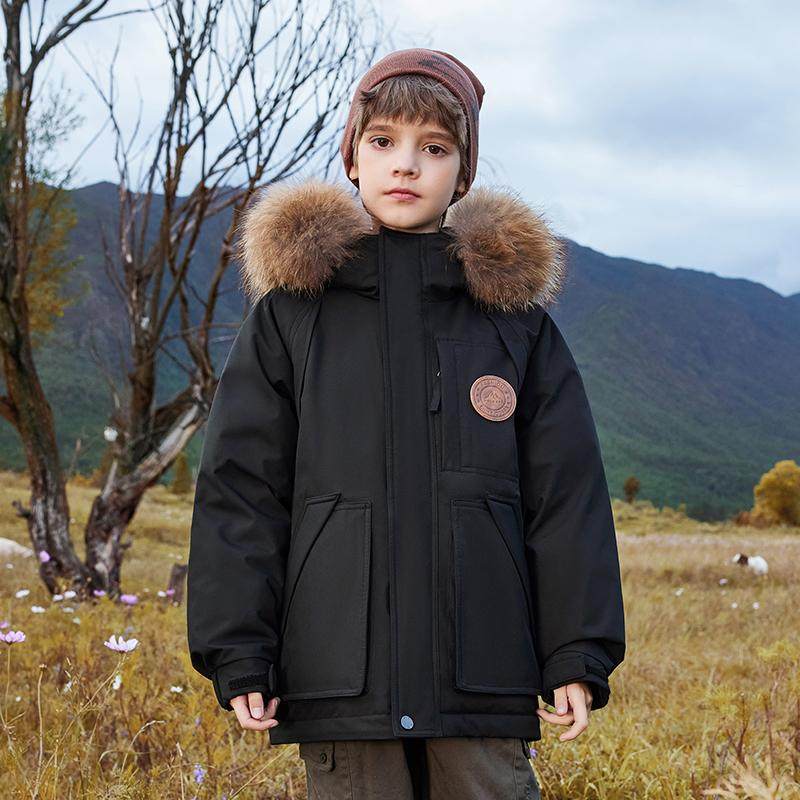 儿童羽绒服男童中长款2025冬季新款派克服女大童加厚保暖亲子外套,淘宝优惠券,粉丝福利购,淘宝优惠卷