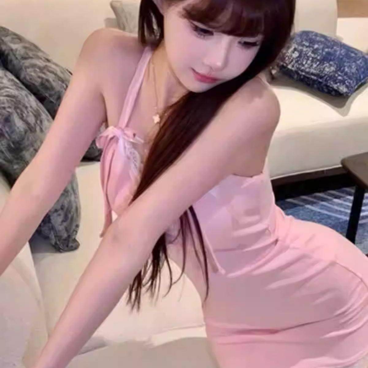 300斤大码性感吊带连衣裙女蕾丝拼接甜辣妹纯欲修身包臀短裙胖mm,淘宝优惠券,粉丝福利购,淘宝优惠卷