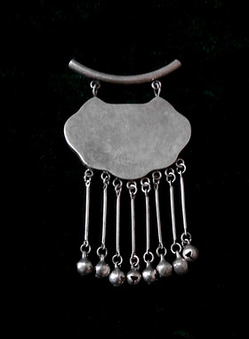 贵州民族风苗银diy项坠流苏