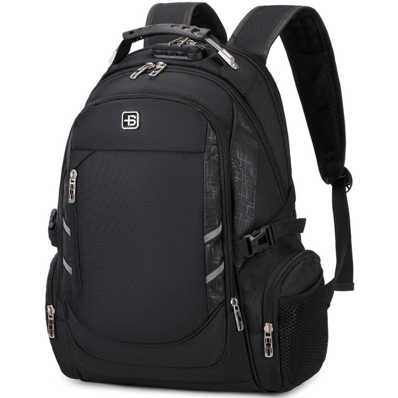 商务15.6寸笔记本电脑背包带密码锁出差旅行防水双肩包大容量书包,淘宝优惠券,粉丝福利购,淘宝优惠卷