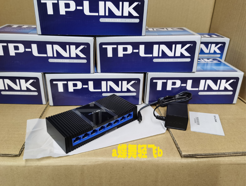 TP-LINK TL-SF1008+ 8口交换机8口集线器  网络一进7出 - 图0