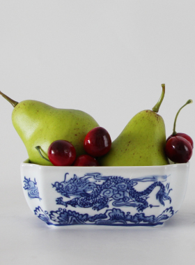 景德镇手绘陶瓷摆件储物罐带