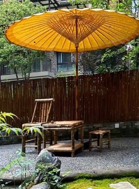 防雨遮阳桐油大伞民宿庭院户外