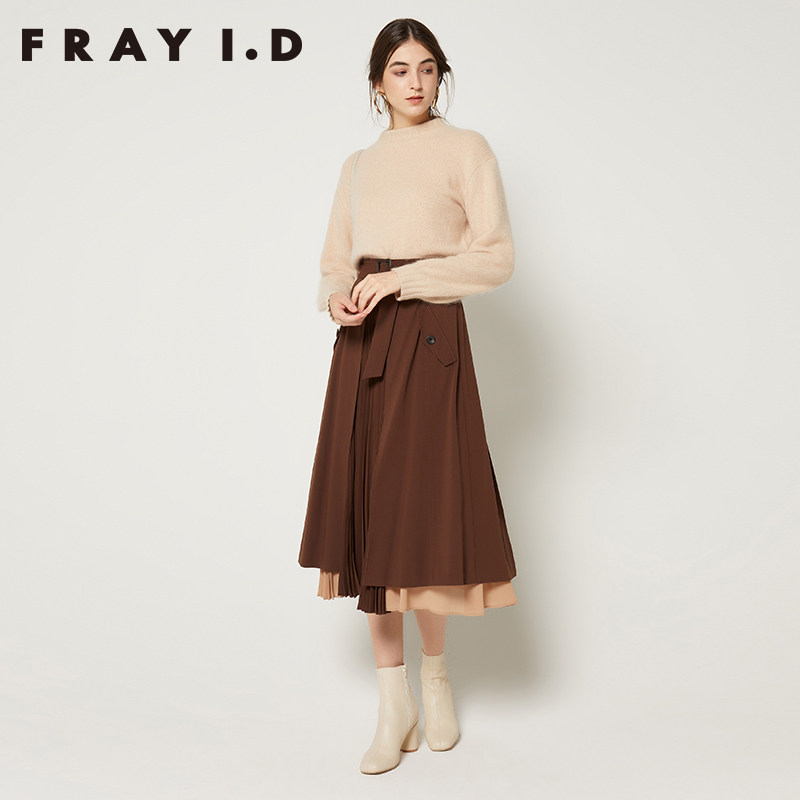 fray i.d2019秋冬百分百动物毛毛衣 frayid毛针织衫