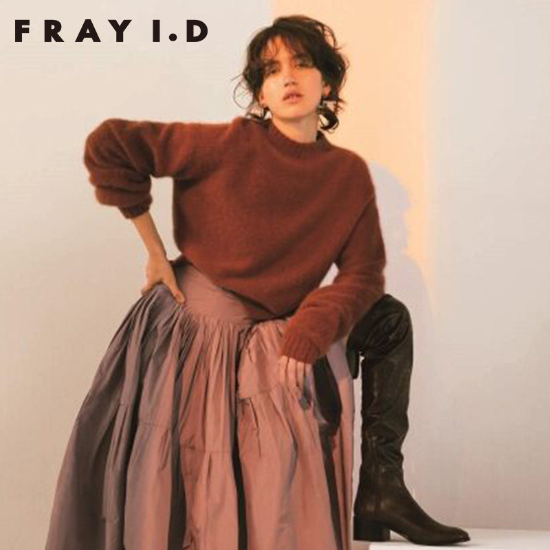 fray i.d2019秋冬百分百动物毛毛衣 frayid毛针织衫