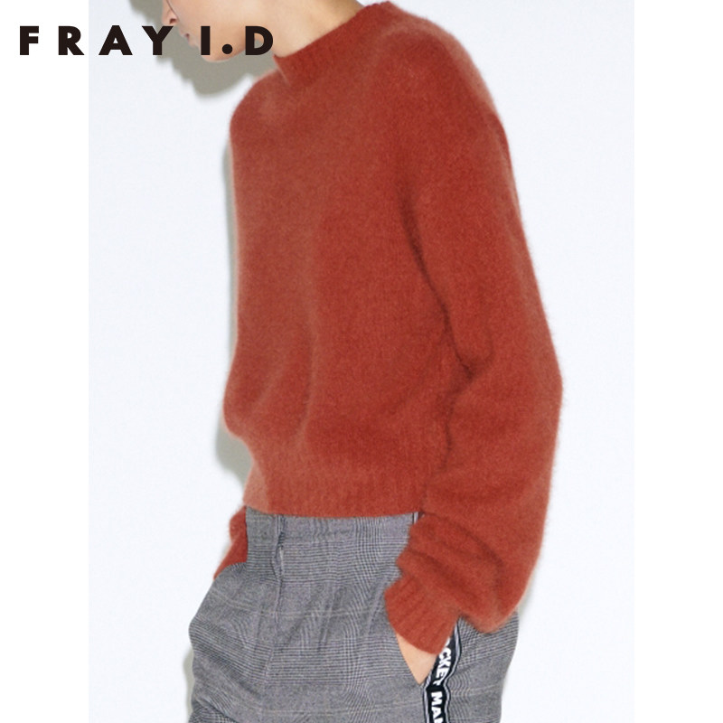 fray i.d2019秋冬百分百动物毛毛衣 frayid毛针织衫