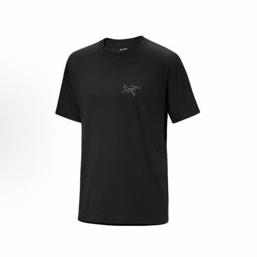 现货正品新款始祖鸟Arc'teryx Kragg SL黑色男款纯棉圆领短袖T恤 - 图3