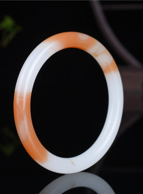 玉翡缘玉器玉翡缘玉器新疆和田羊脂玉糖白玉老料黄白玉细圆条叮当