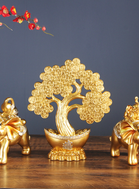 聚财大象玄关喜庆风镇宅家居摆设