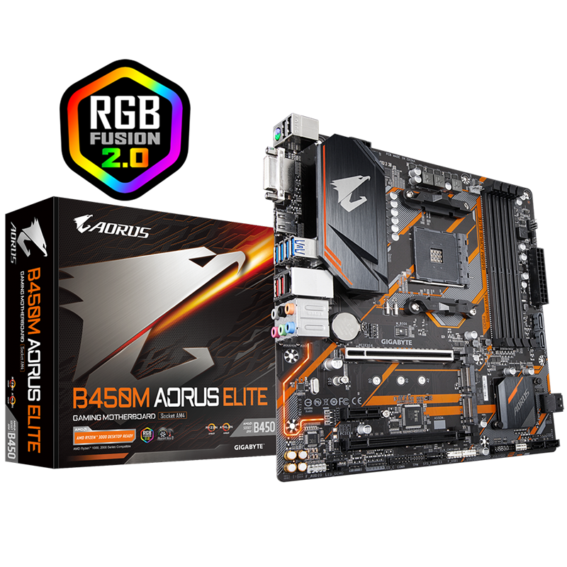 Gigabyte/技嘉B550M AORUS ELITE小雕B450M-DS3H GAMING AM4主板 - 图0