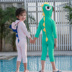 Đồ bơi cho trẻ em gái Phim hoạt hình Khủng long trùm đầu Sun Boy Áo tắm dài một mảnh Áo tắm cho bé gái Áo tắm - Bộ đồ bơi của Kid đồ bơi trẻ em nữ 12 tuổi Bộ đồ bơi của Kid