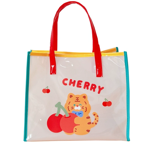 Пляжная сумка через плечо для плавания, сумка-органайзер, милая льняная сумка, водонепроницаемая сумка на одно плечо, популярно в интернете