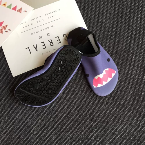 Детские туфли, акула для плавания для мальчиков, пляжная быстросохнущая пляжная обувь для взрослых для снорклинга, в корейском стиле, дайвинг, семейный стиль