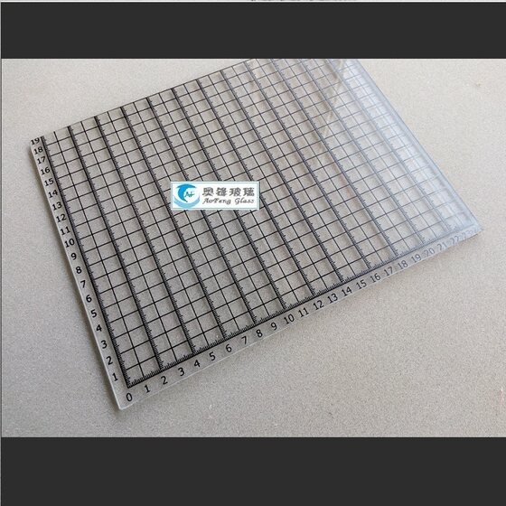 High temperature wave soldering glass, high temperature resistant glass with scale, tin furnace test wave glass customized by manufacturer