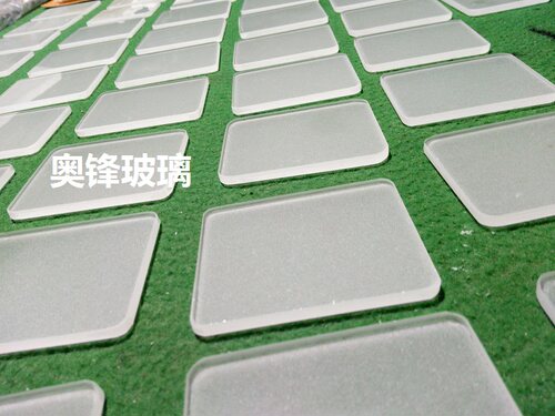 高温磨砂玻璃500度 钢化玻璃视镜 耐热灯具镜片加工定制 - 图0